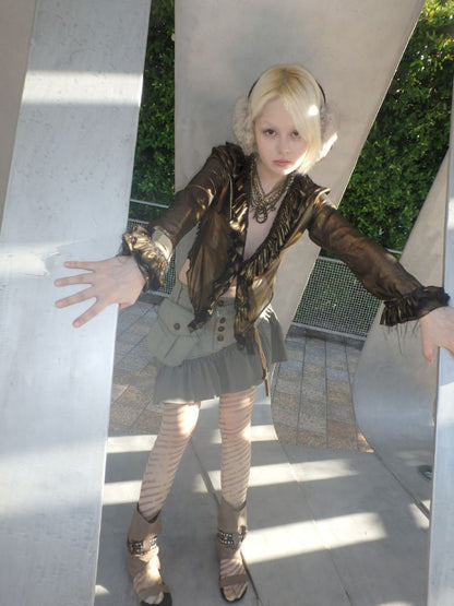 Striped irregular print 10D ultra-thin stockings【s0000013176】