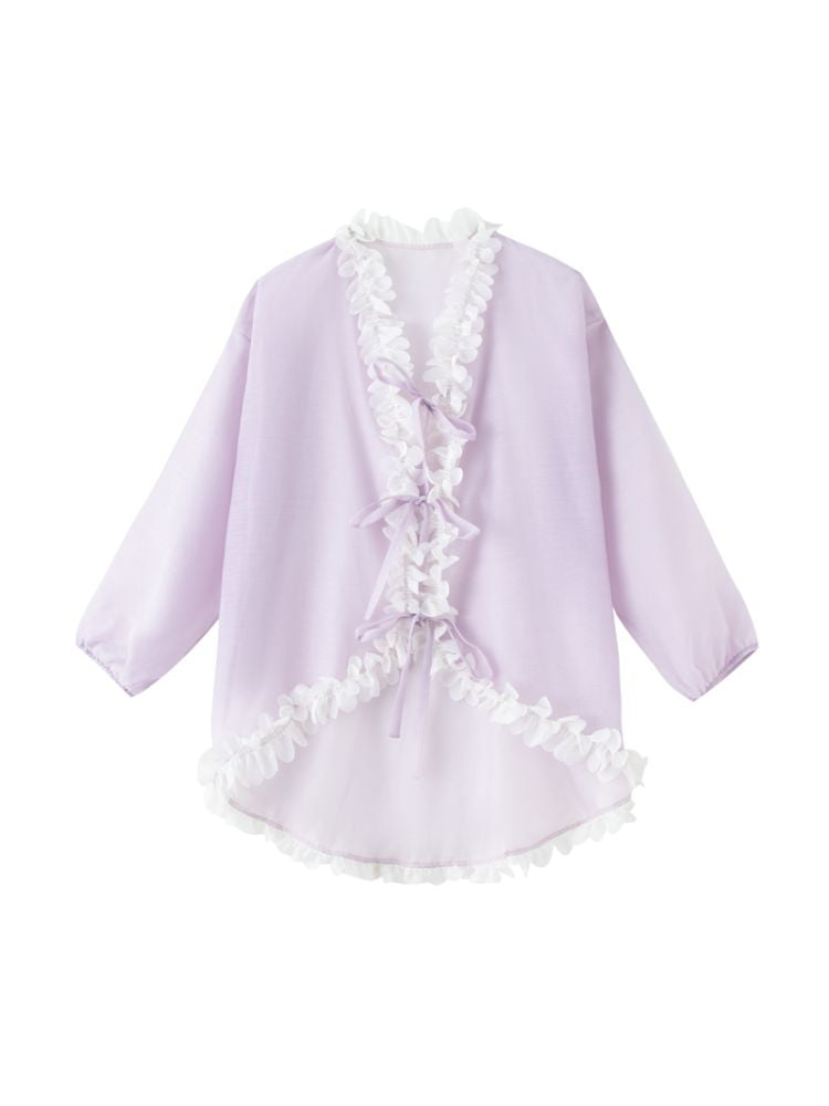 Thin long-sleeved vacation wind sun shirt【s0000013589】