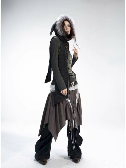 Romantic Styling Half Skirt【s0000011269】