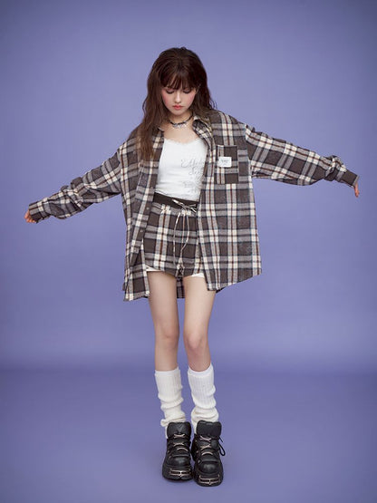 Casual Long Sleeve Shirt Jacket【s0000011670】