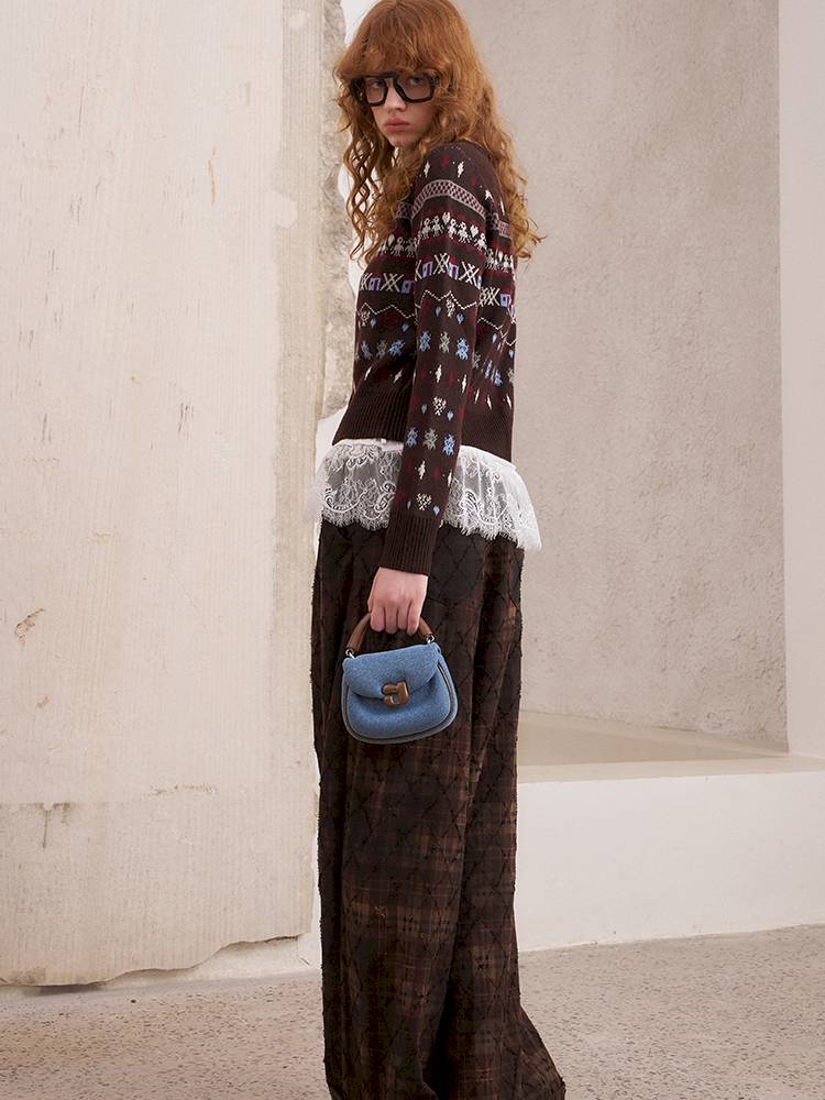 Round Neck Winter Cardigan Coat【s0000014386】