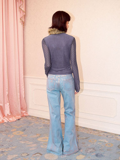 rayed Microblend Denim Trousers【s0000011639】