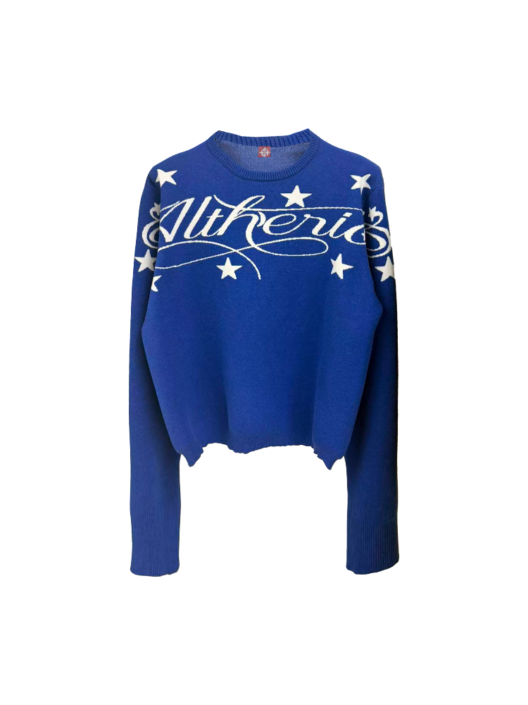 Jacquard Merino Wool Sweater【s0000018232】