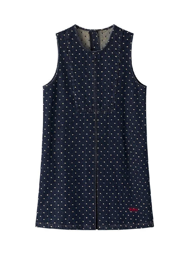 Polka Dot Sleeveless Dress【s0000011964】