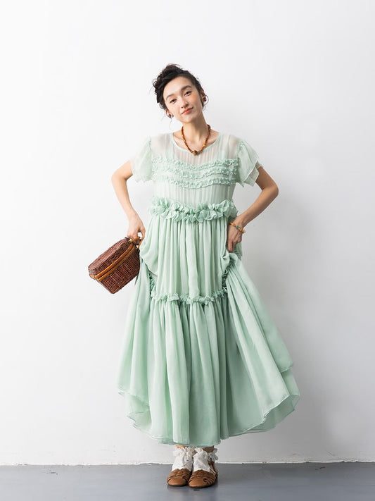 Solid color fairy dress【s0000013302】