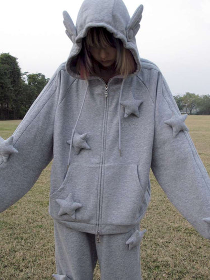 Horse Pentagram Angel Sweatshirt【s0000015382】