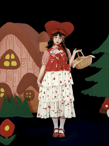 Multi-Layer Strapless Dress【s0000013933】