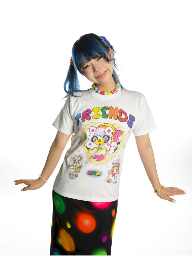 American retro pure cotton slim-fit T-shirt【s0000013167】