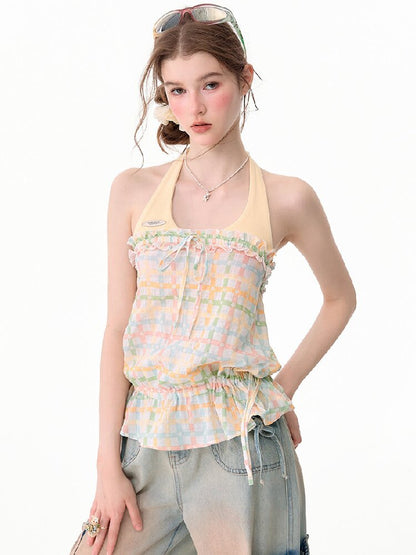 Halter Slimming Top With Camisole【s0000017679】