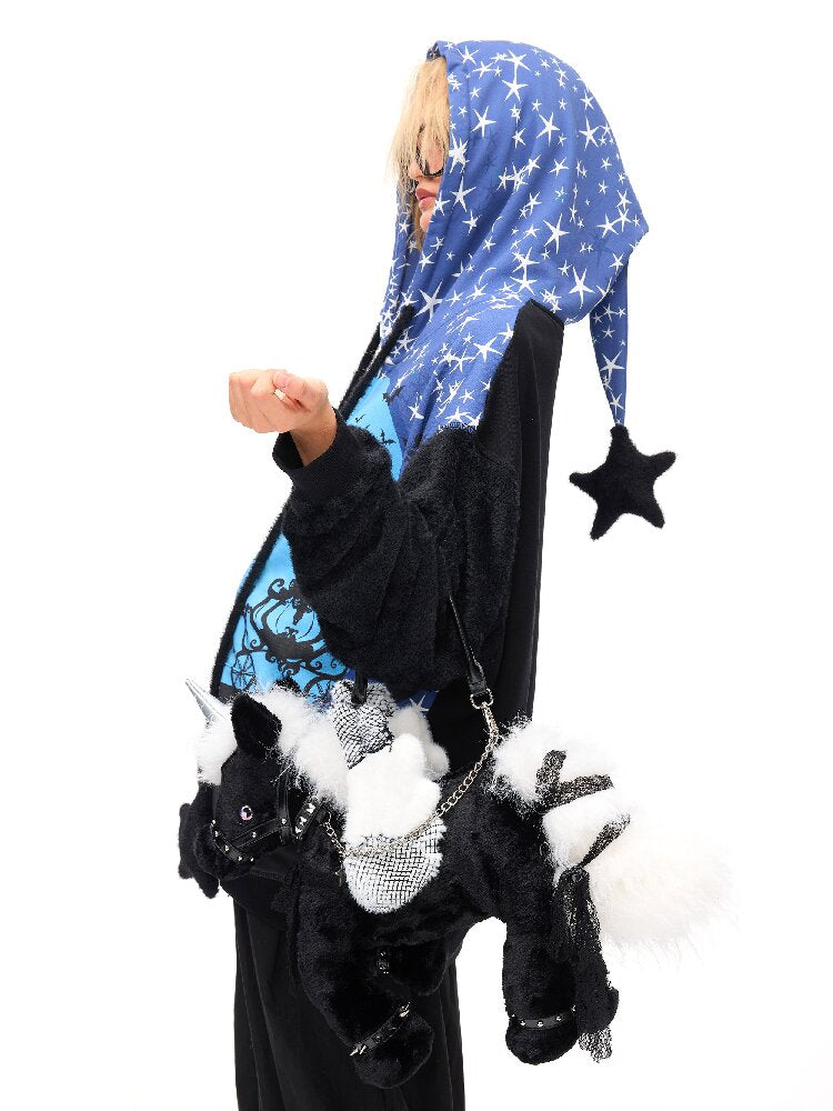 Starry Night Witch Hat Sweatshirt【s0000016048】