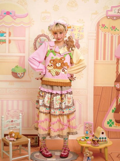 Needle Skeleton Knit Camisole Vest【s0000013701】