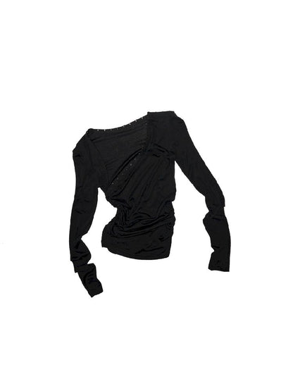 Slant Shoulder Bottom Shirt【s0000011592】