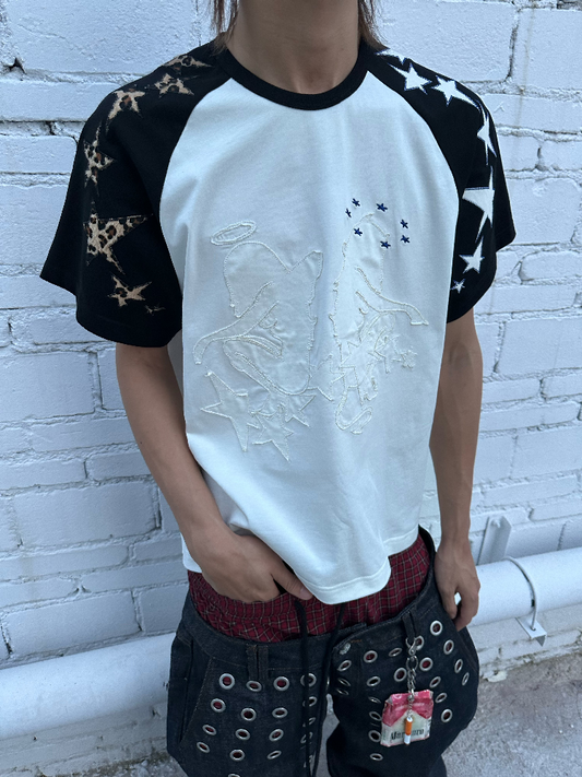 Double-Faced Angel Raglan T-Shirt【s0000016971】