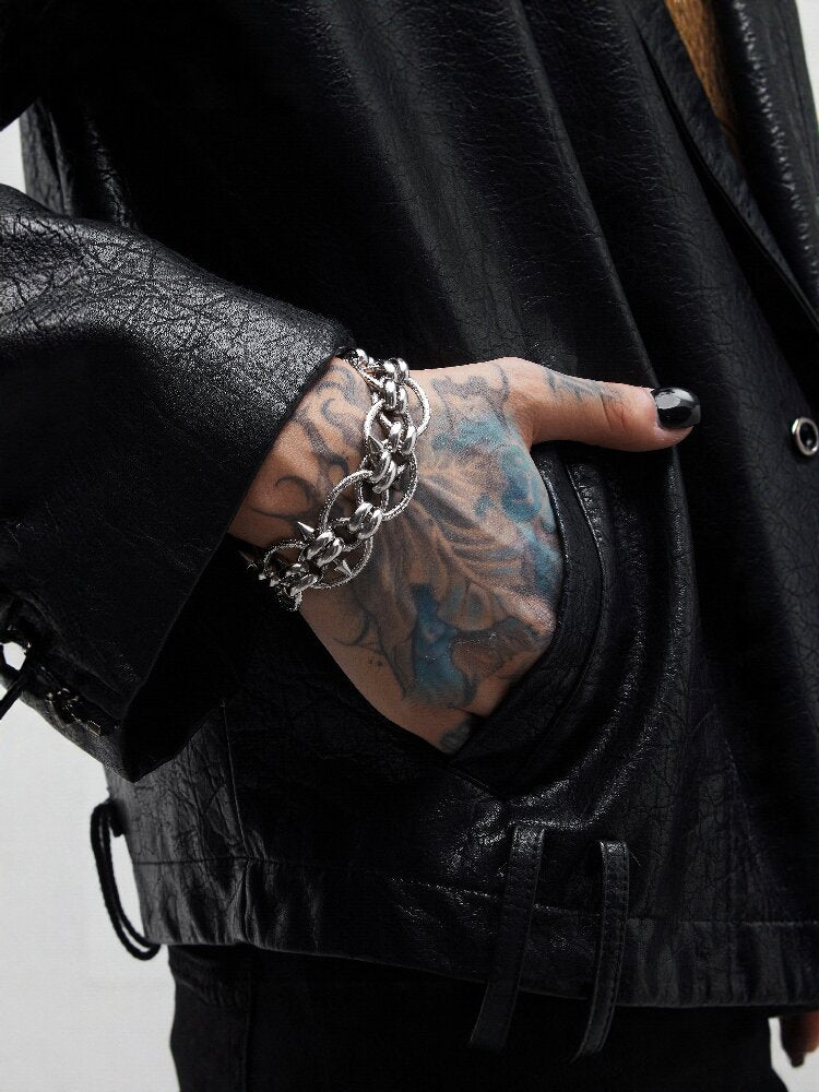 Castle Thorn Heavy Gothic Bracelet【s0000018979】