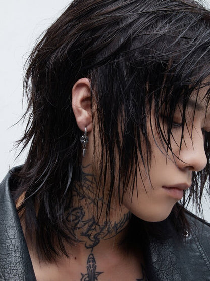 Rivet Star Heavy Gothic Earrings【s0000018980】