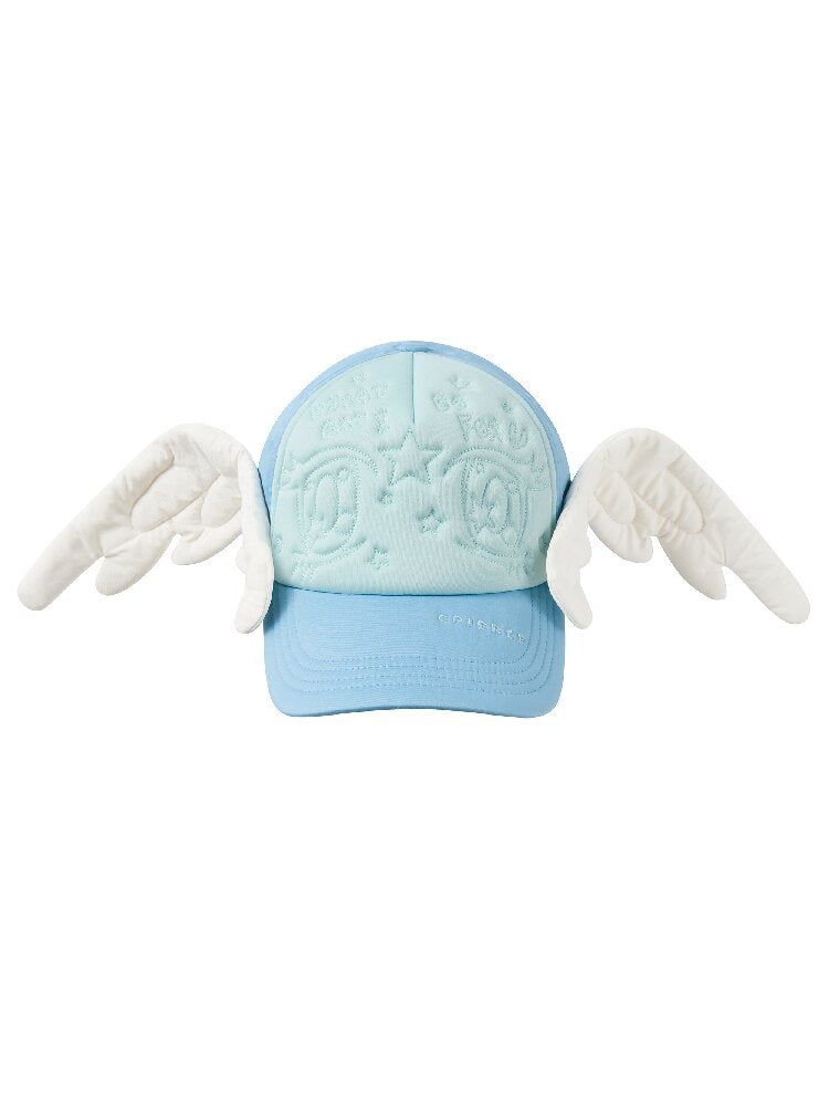 Big Eye Embroidered Angel Cap【s0000017294】