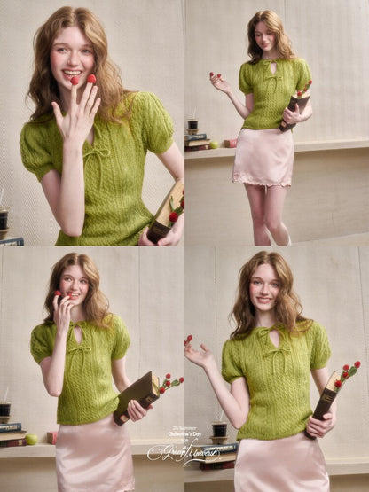 Soft Kitten Mohair Wool Knitwear【s0000015626】