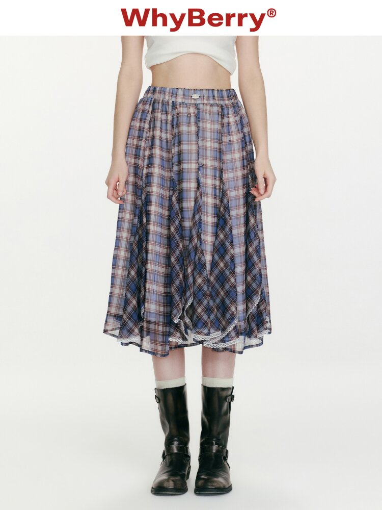 Night Dew Rose Chiffon Lace Skirt【s0000015667】