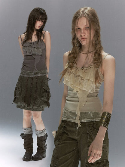 Broken Leaf Wasteland Tie Dye Lace【s0000017040】