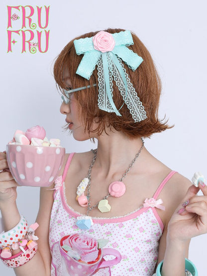 Old Fashioned Bow Hair Clip Brooch【s0000017463】