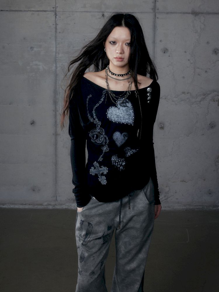 Long Sleeve Knit Bottom Shirt【s0000013465】