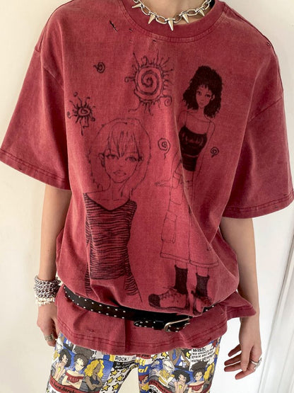 Printed Short Sleeve T-Shirt【s0000012426】