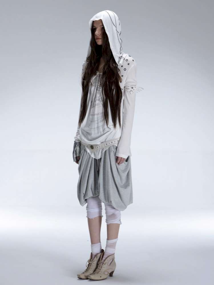 Armor Hooded Drape Lightweight T-Shirt【s0000014715】