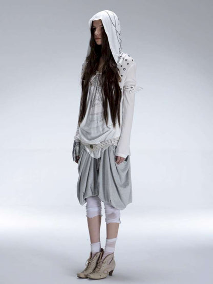 Armor Hooded Drape Lightweight T-Shirt【s0000014715】