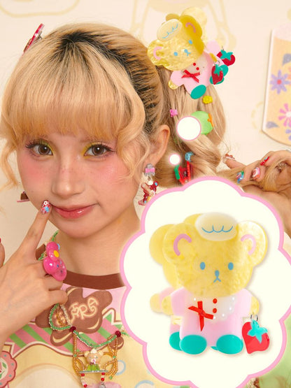 Patchwork Bear Chef's Grab Clip 【s0000013356】