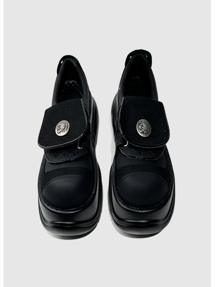 Platform Muffin Casual Leather Shoes【s0000015710】