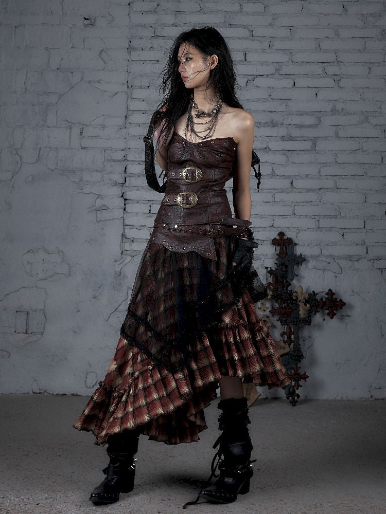 Slimming Wrap Short Leather Breastplate【s0000011827】