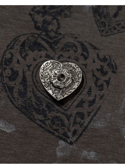 One-shoulder long-sleeved T-shirt【s0000013468】