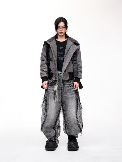 Flight Hooded Loose Jacket【s0000011361】