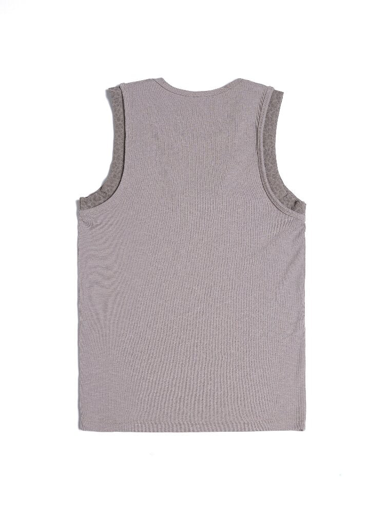 Drunk Riff Leopard Print Vest【s0000016969】