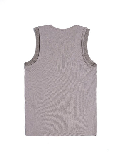 Drunk Riff Leopard Print Vest【s0000016969】