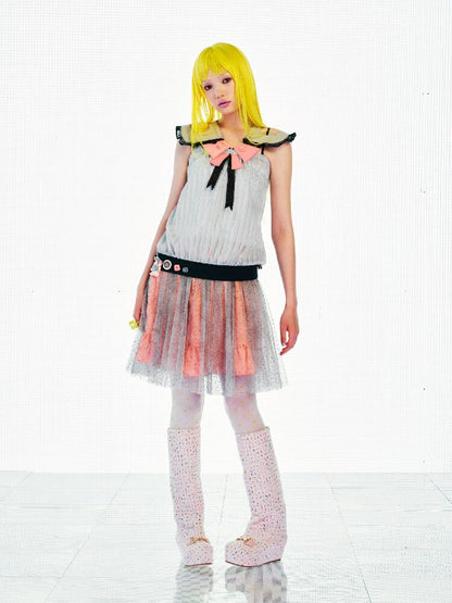 Velvet Polka Dot Knee High Socks【s0000017538】
