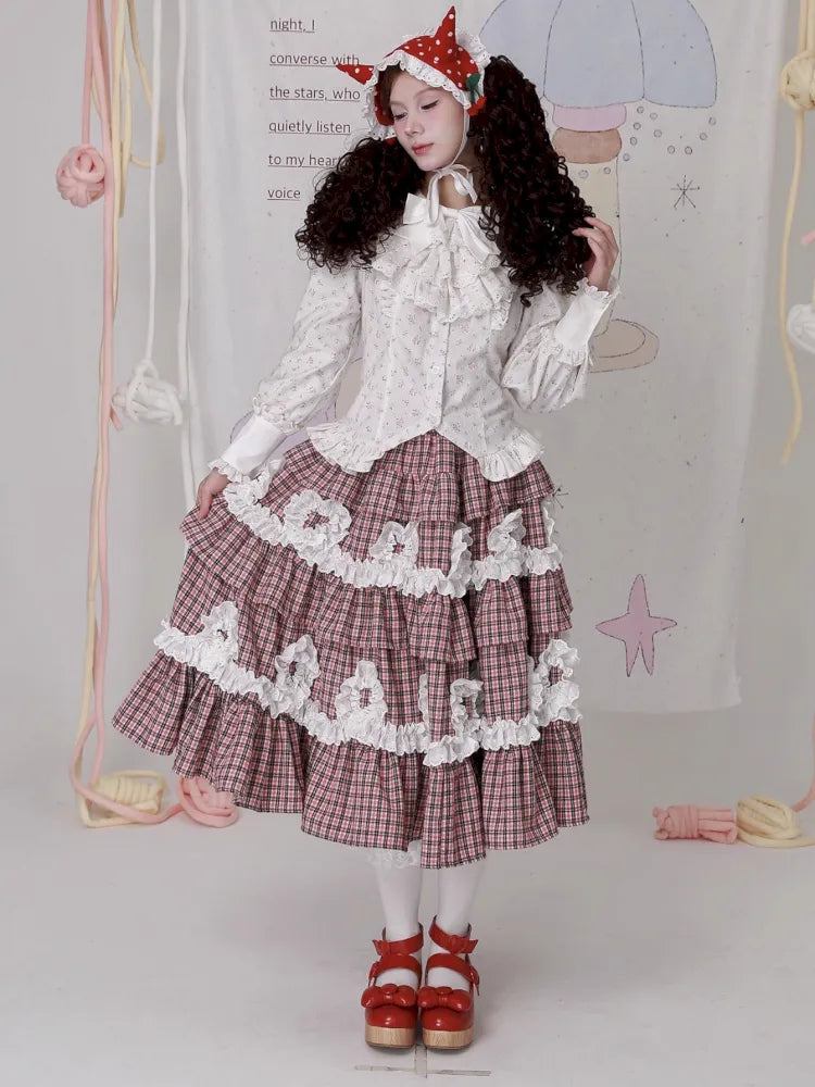 Old-fashioned Lolita cute girl skirt cake skirt【s0000014102】