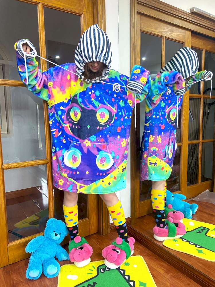 Niche Millennial Style Color Cartoon Plush Top【s0000014636】