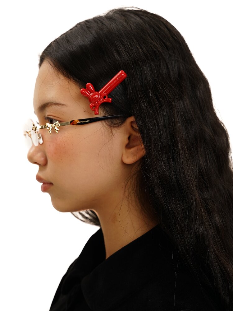 Three Dimensional Bow Rabbit Hairpin【s0000016078】