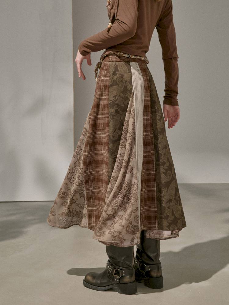 Irregular Patchwork Skirt【s0000014398】