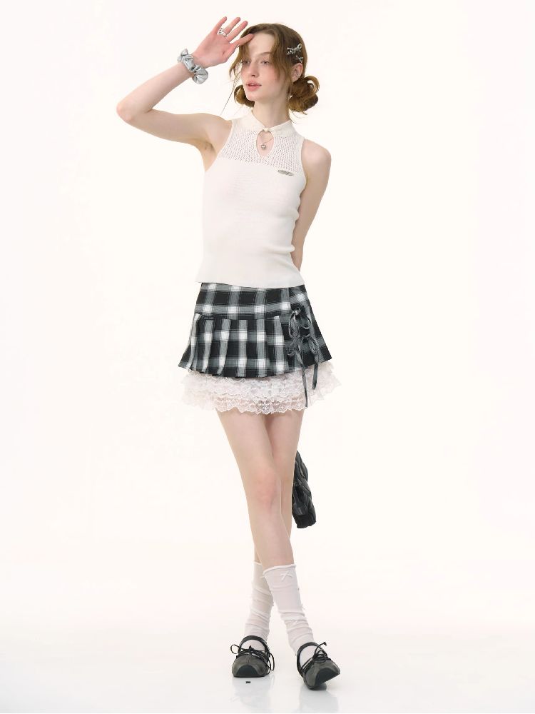 Plaid Half-body Skirt【s0000012266】