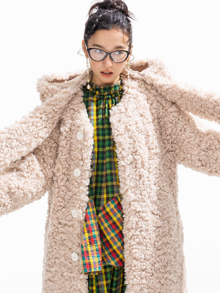 Hooded Cotton Clip Long Loose Jacket【s0000011311】