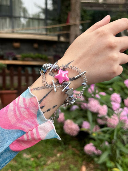 Handmade Heavy Machine Bracelet【s0000018897】