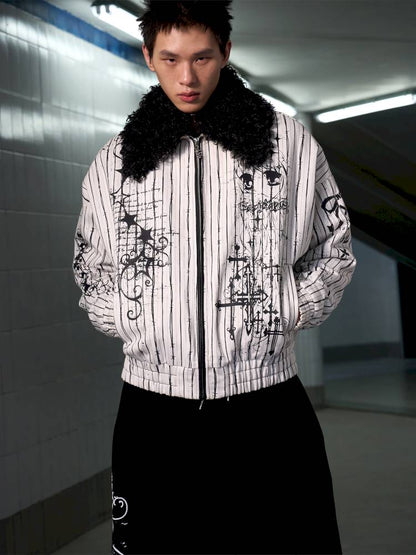 Fur Collar Thick Fleece Jacket【s0000014421】