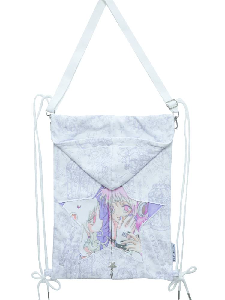 Double-Shoulder Drawstring Bag【s0000014441】