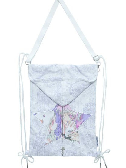 Double-Shoulder Drawstring Bag【s0000014441】