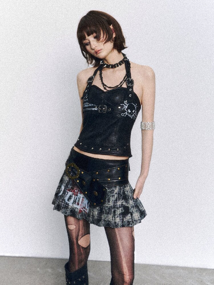 Punk Rock Plaid Skirt【s0000015966】