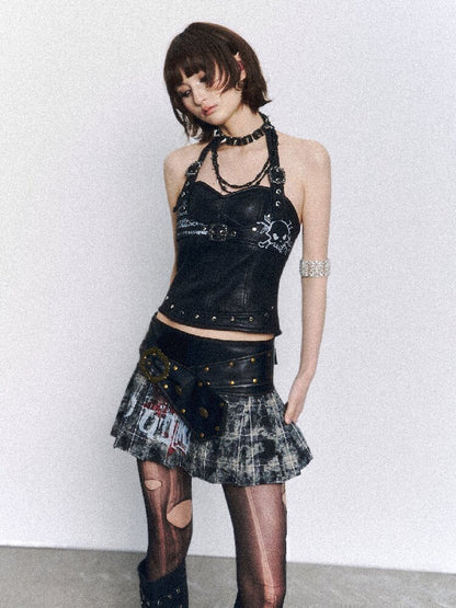 Punk Rock Plaid Skirt【s0000015966】