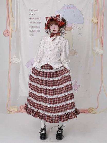Lolita Showa-Era Girl Adorable Niche Half-Skirt【s0000014105】