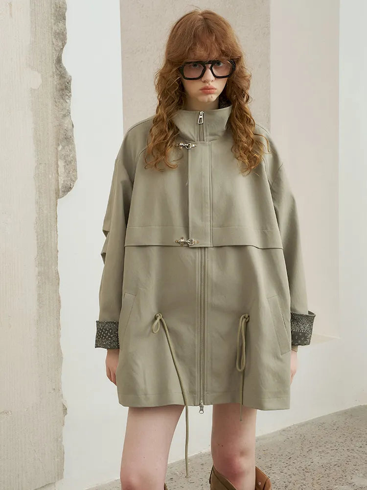 Mid-Length Trench Coat【s0000014078】